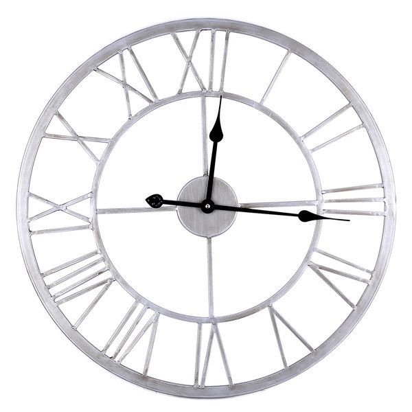 Photo 1 of  Circular Metal Wall Clock black