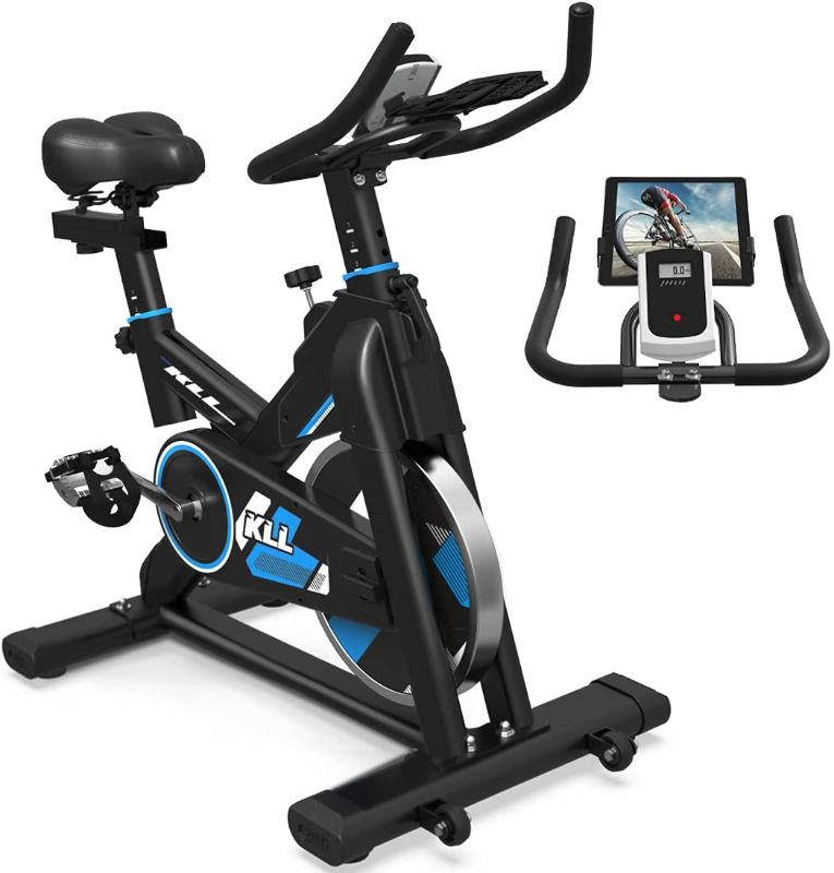 Photo 1 of ***PARTS ONLY*** USED, LABODI Exercise Bike, Stationary Indoor Cycling Bike, Cycle Bike for Home Cardio Gym, Belt Drive Workout Bike with 35 LBS Flywheel, Thickened Frame Upgraded Version
