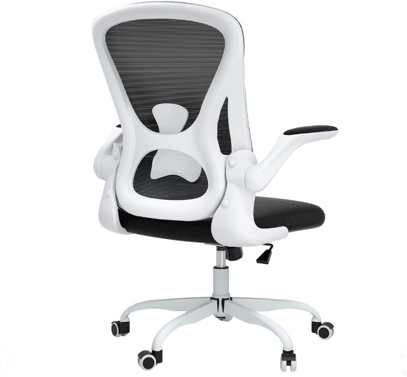 Photo 1 of Stock photo for reference - White Office Chair (Unknown Brand // Size) missing components
