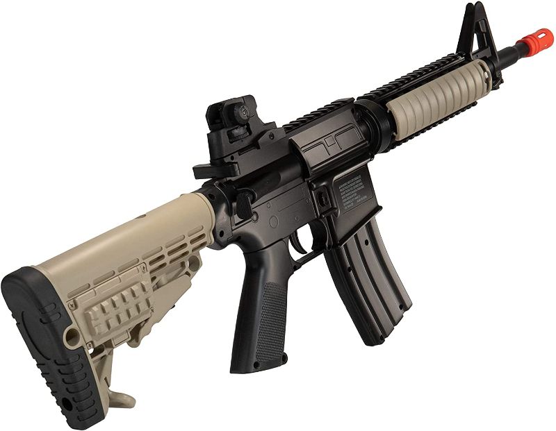 Photo 1 of GAME FACE GFR37 Elite Renegade Spring-Powered Single-Shot Airsoft Rifle, Dark Earth/Black
