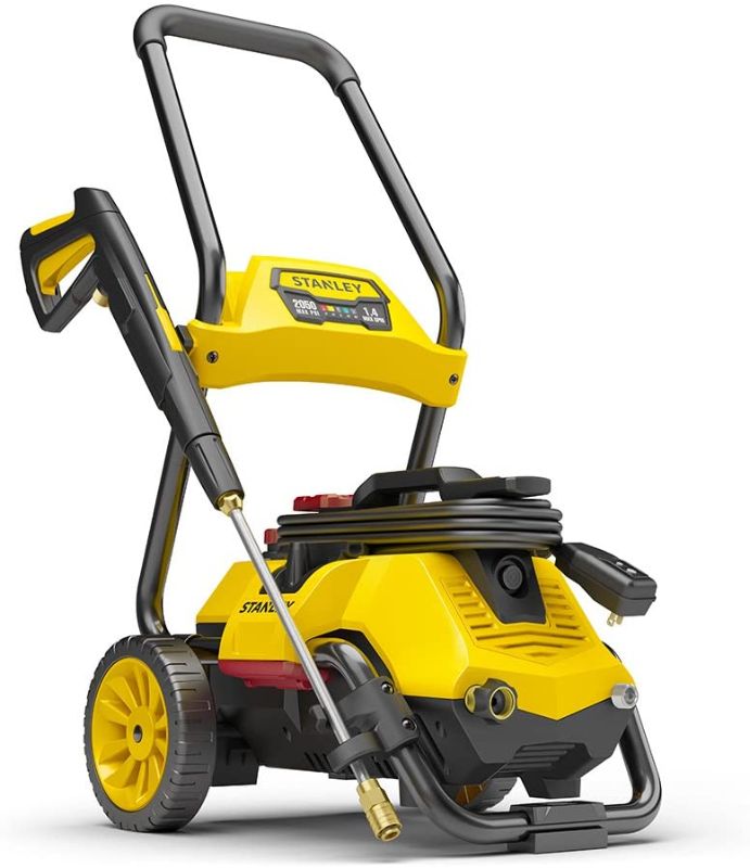 Photo 1 of ***PARTS ONLY*** Stanley Electric Pressure Washer, SLP2050, 2-in-1 Mobile Cart or Detach Portable Use with Detergent Tank, 2050 Max PSI, 1.4 GPM, Great for Washing Cars