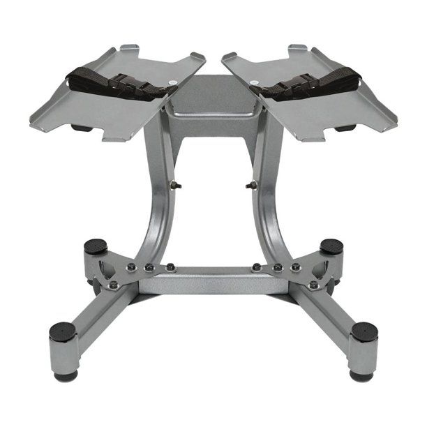 Photo 1 of ***PARTS ONLY*** Metal Dumbbell Rack Stand With Wheels & Weight Straps
