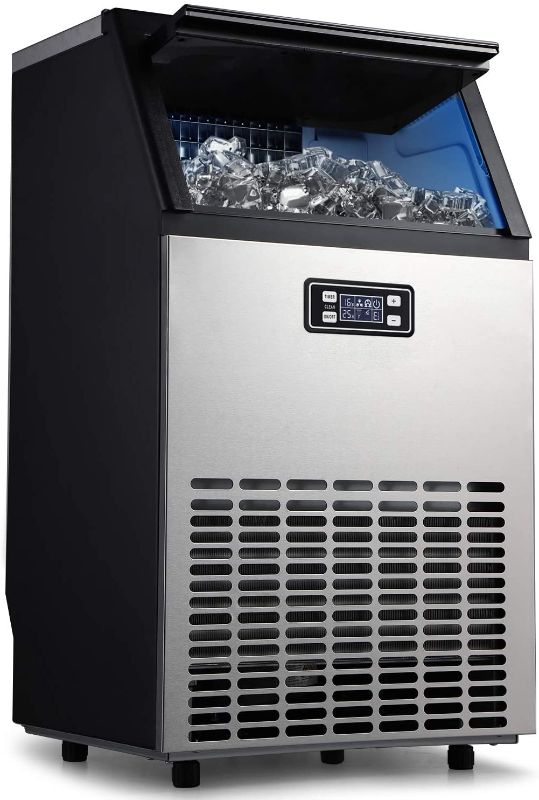 Photo 1 of ***PARTS ONLY*** Built-In Stainless Steel Commercial 130Lbs/24H Ice Maker Portable Ice Machine
