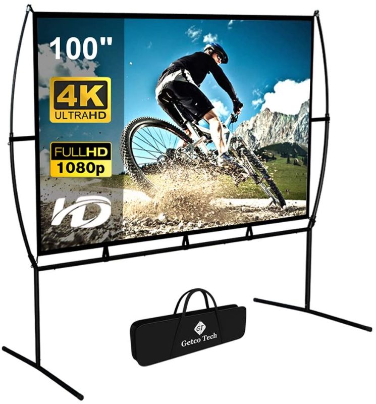 Photo 1 of ***Simalar to Stock Photo*** Projector Screen with Stand Foldable Portable Movie Screen