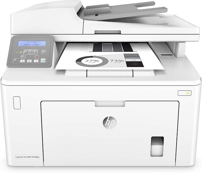 Photo 1 of HP Laserjet Pro M148dw All-in-One Wireless Monochrome Laser Printer, Mobile & Auto Two-Sided Printing, Works with Alexa (4PA41A)
