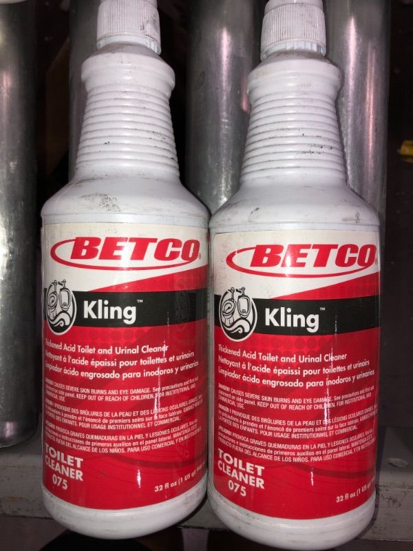 Photo 2 of 2Pc Betco Kling Toilet Bowl Cleaner (32 oz)
