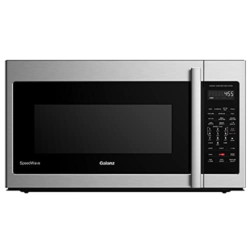 Photo 1 of ***LIGHT DENTS**GLOMJB17S2ASWZ-10 30" Over the Range Microwave with 1.7 Cu. Ft. Capacity True European Convection Air Fry 4 Speed Fan Control LED Lighting
