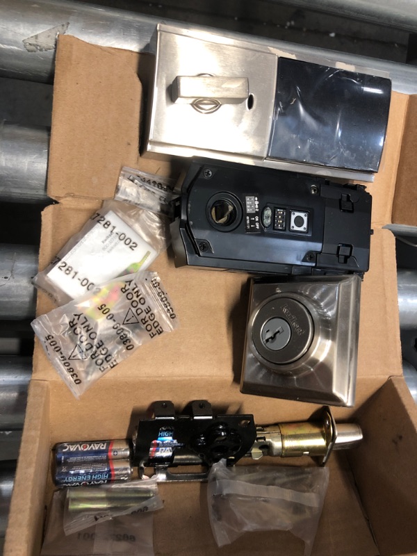 Photo 1 of Kwikset 99140-132 Signature Series 2nd Gen Square Smart Lock Featuring SmartKey Security and Home Connect Technology Contemporary Z-Wave Plus Deadbolt
