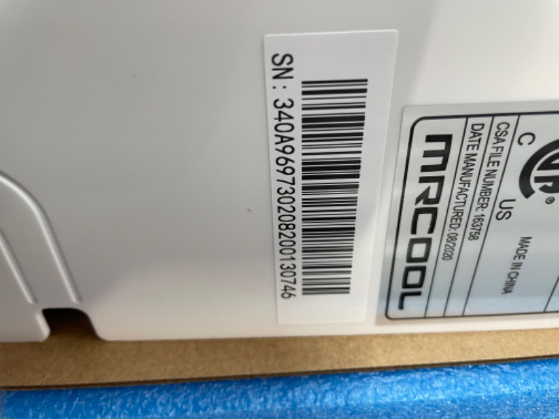 Photo 11 of **INCOMPLETE, MISSING HOSES**
DIY-09-HP-WMAH-230B 9000 BTU Wall Mounted Indoor Unit with Auto Restart Sleep Mode and Louver Position Memory in
