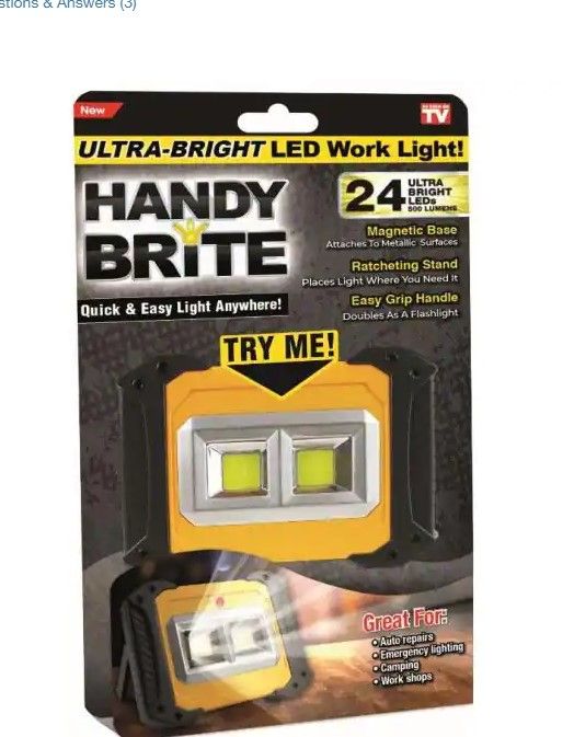 Photo 1 of 2PCK -Ultra-Bright LED Work Light
