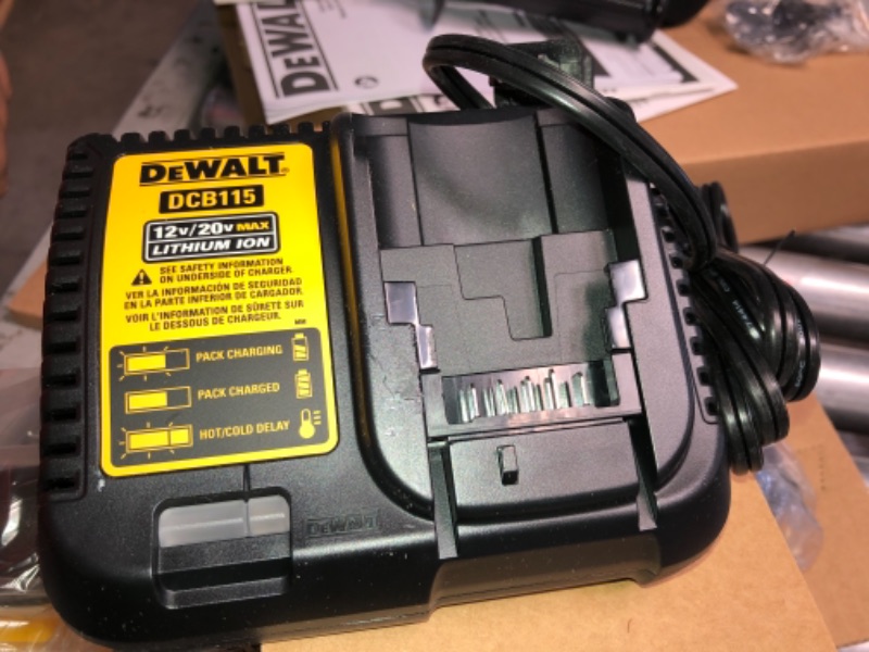 Photo 23 of DEWALT 20-Volt MAX Cordless Combo Kit (7-Tool) with ToughSystem Case, (1) 20-Volt 4.0Ah Battery & (2) 20-Volt 2.0Ah Batteries