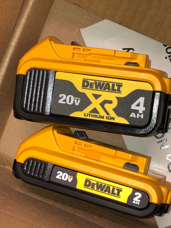 Photo 29 of DEWALT 20-Volt MAX Cordless Combo Kit (7-Tool) with ToughSystem Case, (1) 20-Volt 4.0Ah Battery & (2) 20-Volt 2.0Ah Batteries