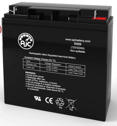 Photo 1 of Amstron AP-12220EV 12V 22Ah Sealed Lead Acid Battery (R Terminal)
