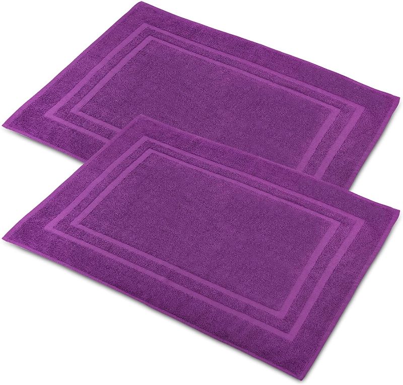 Photo 1 of 2-PIECE 3' X 2' PURPLE BATHROOM MAT AND SMALLER MAT