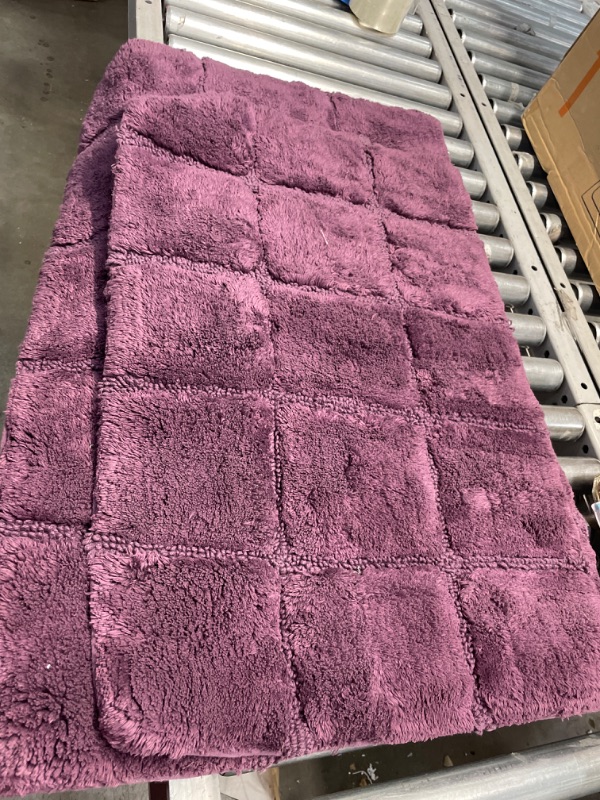 Photo 2 of 2-PIECE 3' X 2' PURPLE BATHROOM MAT AND SMALLER MAT