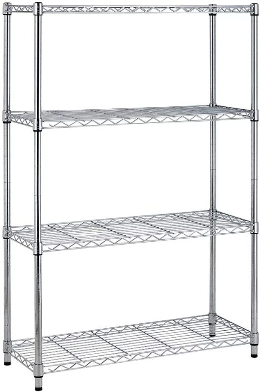 Photo 1 of ***PARTS ONLY**36''L×14''W×54''H 4 Shelf Wire Shelving Unit Garage NSF Wire Shelf Metal Large Storage Shelves Heavy Duty Height Adjustable Utility Commercial Organizer for 1000 LBS
