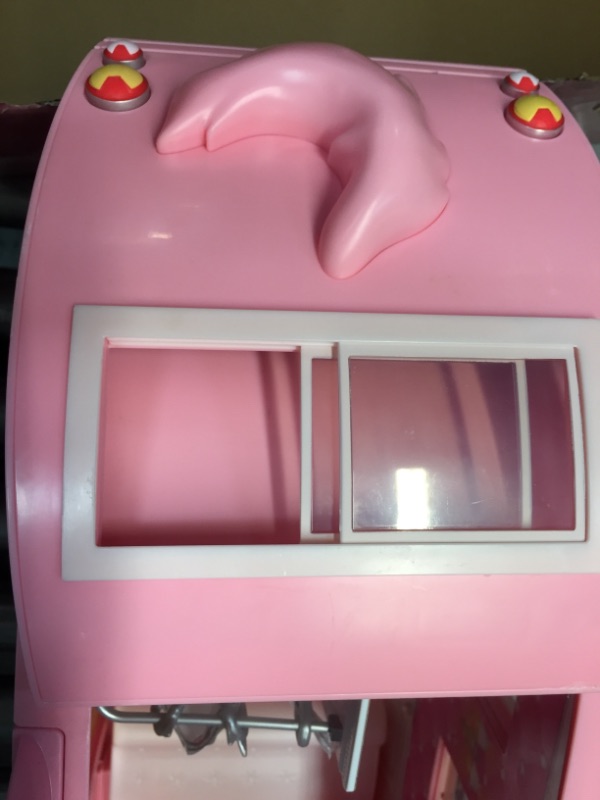 Photo 4 of **MISSING SOME** Na! Na! Na! Surprise Na Na Na Surprise Kitty-Cat Camper, Pink Camper Vehicle with Cat Ears and Tail, 7 Play Areas Including Full Kitchen, Ham Pink
