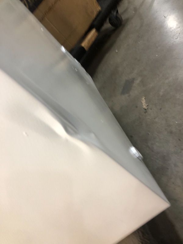 Photo 1 of PARTS ONLY !  Koolatron Ktcf155 5.5 Cubic Foot (155 Liters) Chest Freezer with Adjustable Thermostat White-UNFUNCTIONAL 
