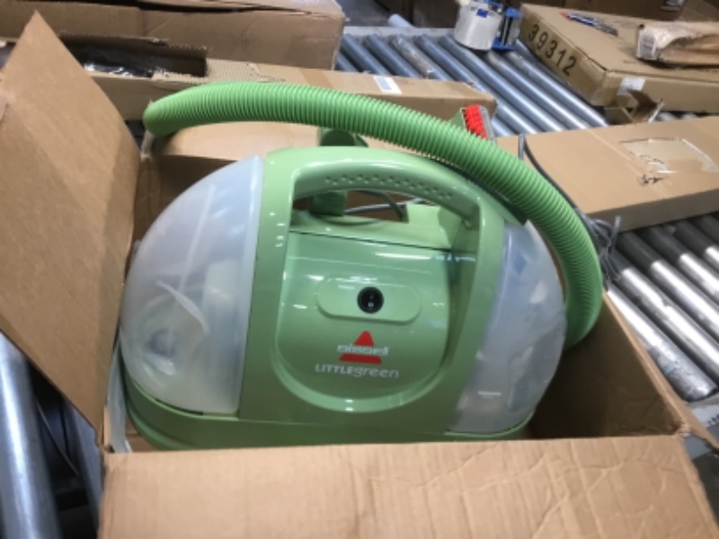 Photo 2 of **NEEDS TO BE SANITIZED, HAS PUNGENT ODOR**
BISSELL Little Green Multi-Purpose Portable Carpet and Upholstery Cleaner, 1400B
