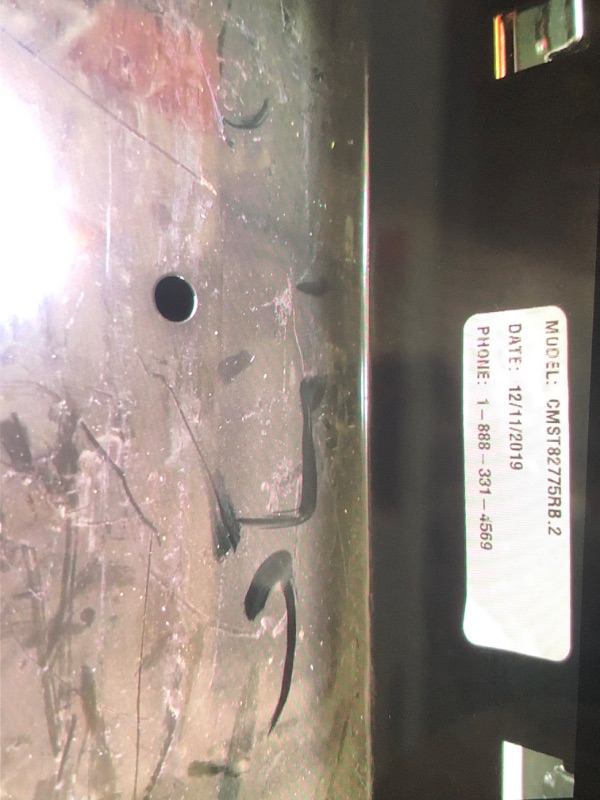 Photo 1 of **DAMAGED WHEEL** CRAFTSMAN 2000 Series 52-in W x 37.5-in H 10-Drawer Steel Rolling Tool Cabinet (Red)