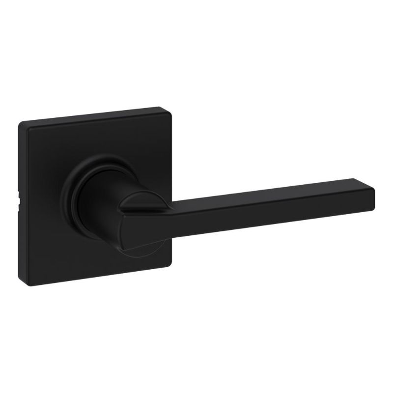 Photo 1 of ***SET OF 2**Kwikset Casey Matte Black Hall/Closet Passage Door Lever Featuring Microban
