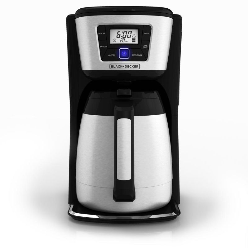 Photo 1 of BLACK+DECKER 12-Cup Programmable Coffee Maker, Thermal Carafe, CM2035B