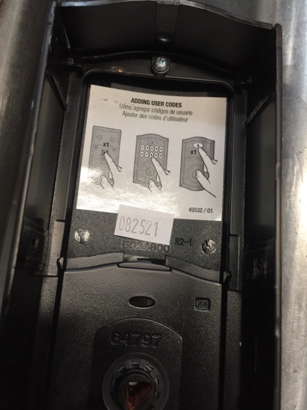 Photo 2 of **MISSING HARDWARE**Kwikset 98150-001 Avalon Exterior Handle Only with Tustin Right-Handed and Left-Handed Levers in Venetian Bronze
