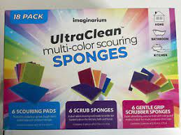 Photo 1 of 18 Pack Ultra Clean Multi-Color Scouring Sponges
