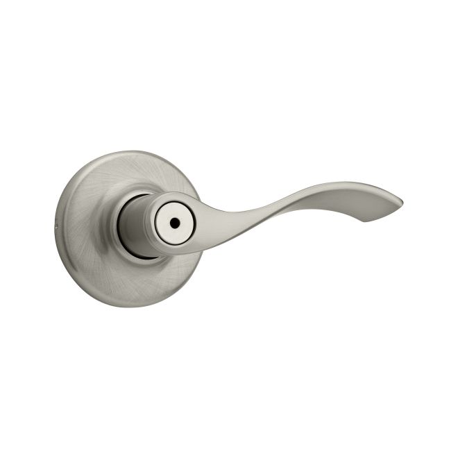 Photo 1 of ***SET OF 2** Kwikset 300BL-15V1 Balboa Privacy Door Lever in Satin Nickel
