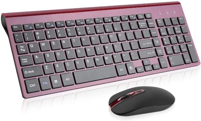 Photo 1 of Wireless Keyboard Mouse Combo, cimetech Compact Full Size Wireless Keyboard and Mouse