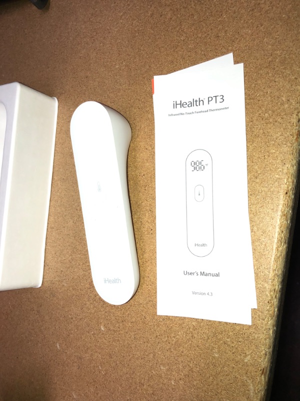 Photo 3 of iHealth Infrared No-Touch Forehead Thermometer