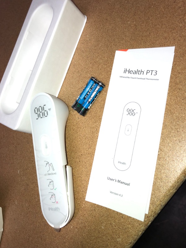 Photo 2 of iHealth Infrared No-Touch Forehead Thermometer