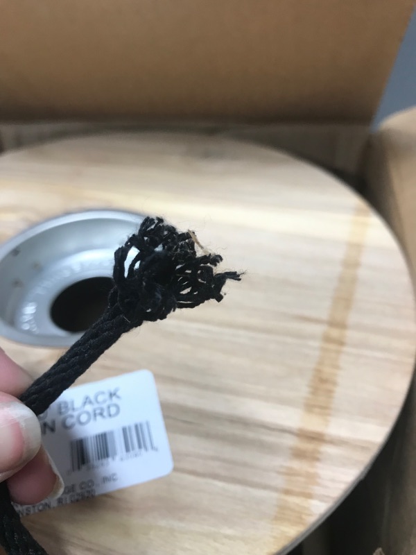 Photo 4 of **unknown length as some has been cut** T.W. Evans Cordage #6 3/16 in. Black Sash Cord Theater Cord 600 Ft., Blacks
