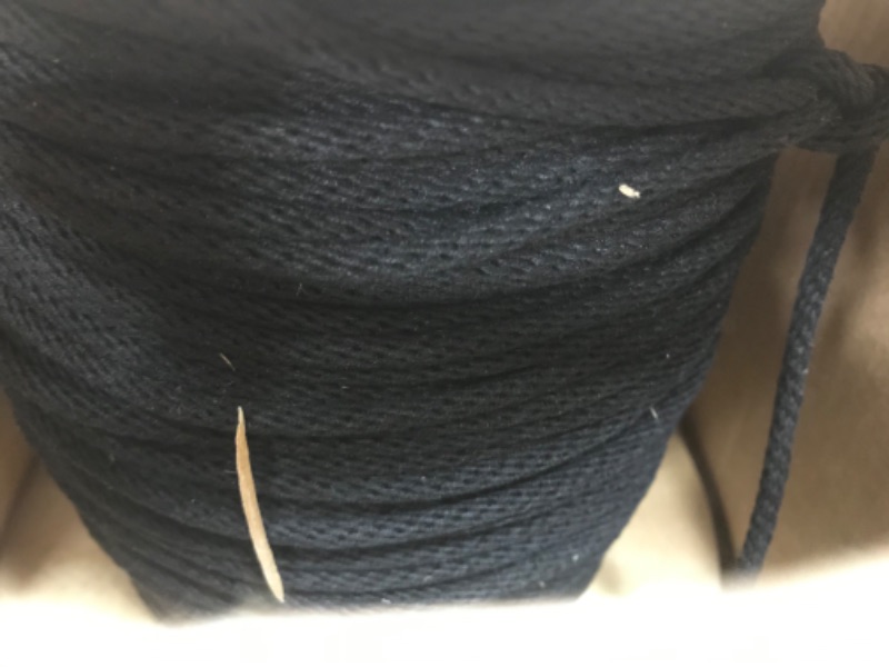 Photo 3 of **unknown length as some has been cut** T.W. Evans Cordage #6 3/16 in. Black Sash Cord Theater Cord 600 Ft., Blacks
