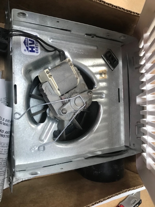 Photo 3 of 50 CFM Ceiling/Wall Mount Bathroom Exhaust Fan