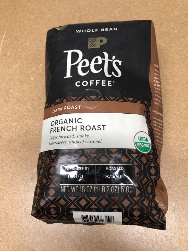 Photo 2 of *Non refundable* Peet's Organic French Whole Bean Coffee - 18oz
Freshest by 11/14/2021