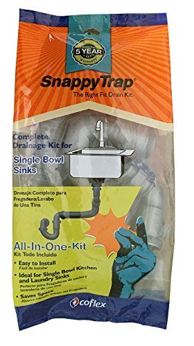 Photo 1 of 1-1/2 in. All-in-One Drain Kit for Single Bowl Kitchen Sinks, Bar Sinks and Utility Sinks
