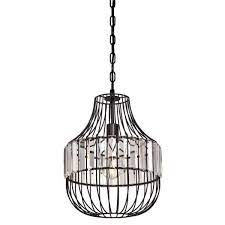 Photo 1 of **PARTS ONLY**Westinghouse 1-Light Matte Black Pendant
