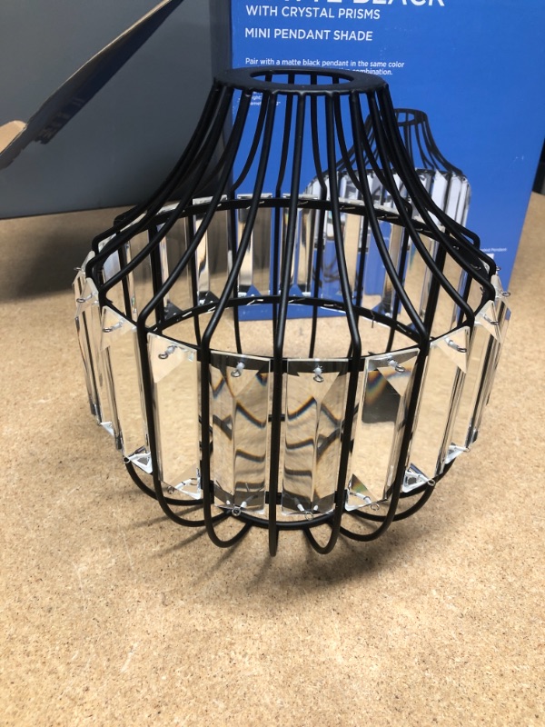 Photo 1 of **PARTS ONLY**Westinghouse 1-Light Matte Black Pendant
