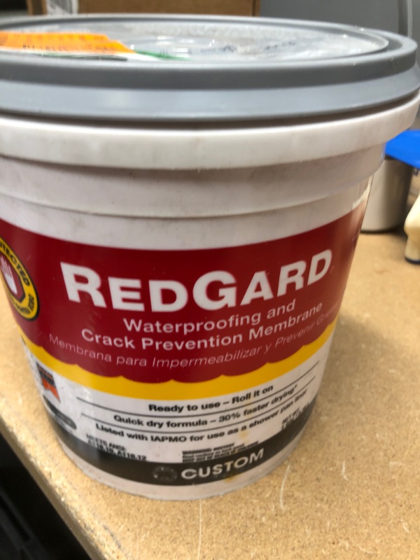 Photo 2 of  RedGard 1 Gal. Waterproofing and Crack Prevention Membrane
