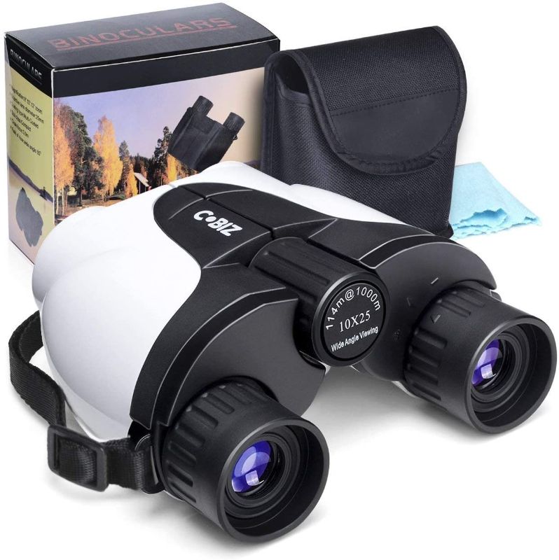 Photo 1 of Kids Binoculars,Cobiz 10x25 Outdoor Binoculars for Kids, Folding Spotting Telescope for Bird Watching, Camping and Hunting,Best Christmas Gifts for Boys,Girls
