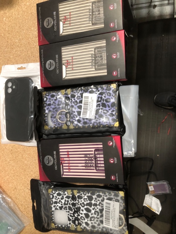 Photo 1 of NON-REFUNDABLE BAG OF ASSORTED IPHONE 12 PRO MAX PHONE CASES*