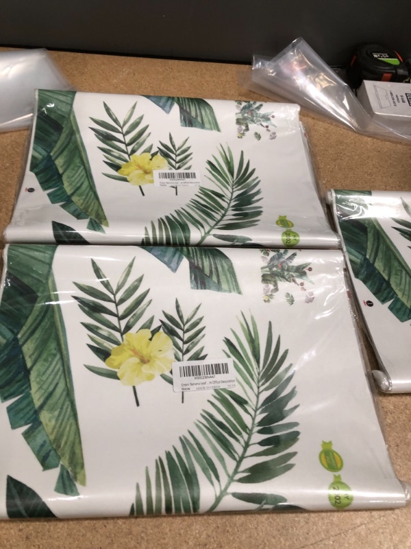 Photo 1 of SIMILAR TO STOCK PHOTO*
Tropical Plants Banana Leaf Wall Stickers, 3 pack 
