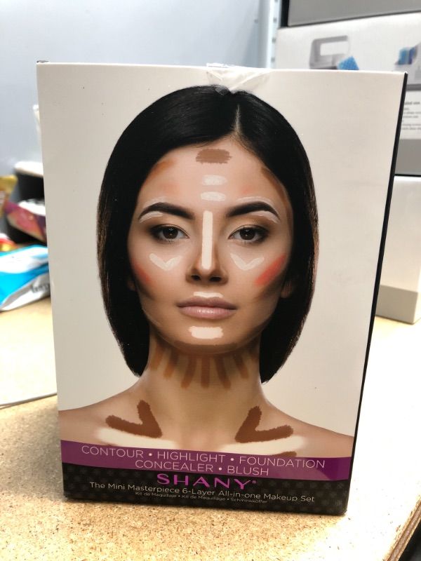 Photo 1 of Shany Cosmetics SHANY Mini Masterpiece Makeup Kit Shaping, Highlighting and Contouring Palette - MULTI-COLORED - 6PC
