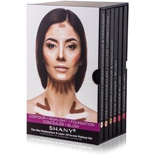 Photo 1 of Shany Cosmetics SHANY Mini Masterpiece Makeup Kit Shaping, Highlighting and Contouring Palette - MULTI-COLORED - 6PC
