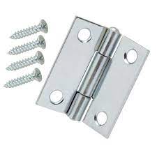 Photo 1 of 1.5 in. Zinc-Plated Non-Removable Pin Narrow Utility Hinge (7-pack) 