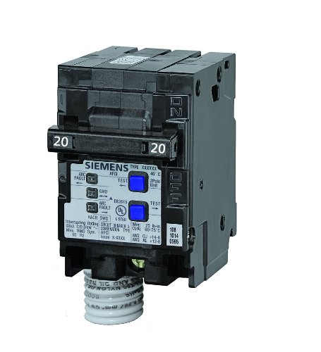 Photo 1 of Siemens Type QAF 20 Amp Double-Pole Combination AFCI Circuit Breaker
