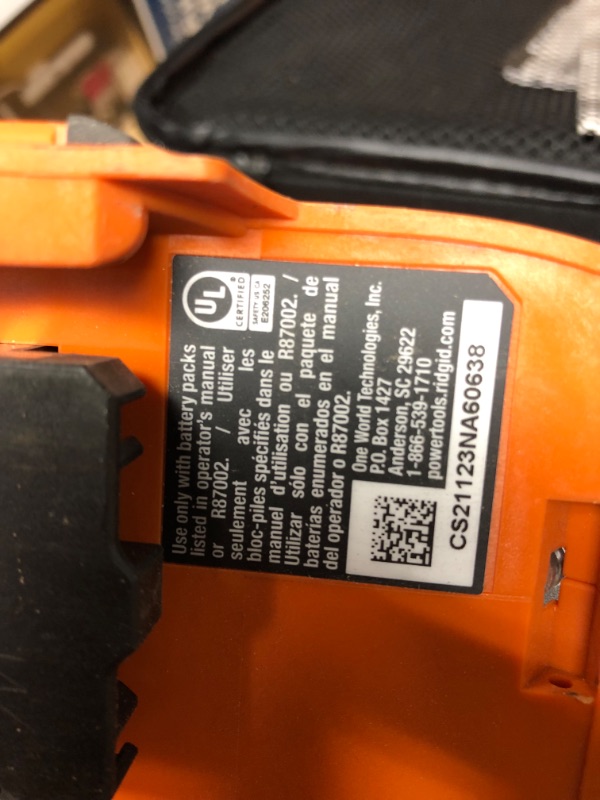 Photo 2 of USED RIDGID 18V Brushless Cordless 1/2 in. Hammer Drill/Driver Kit with 4.0 Ah MAX Output Battery, 18V Charger, and Tool Bag
