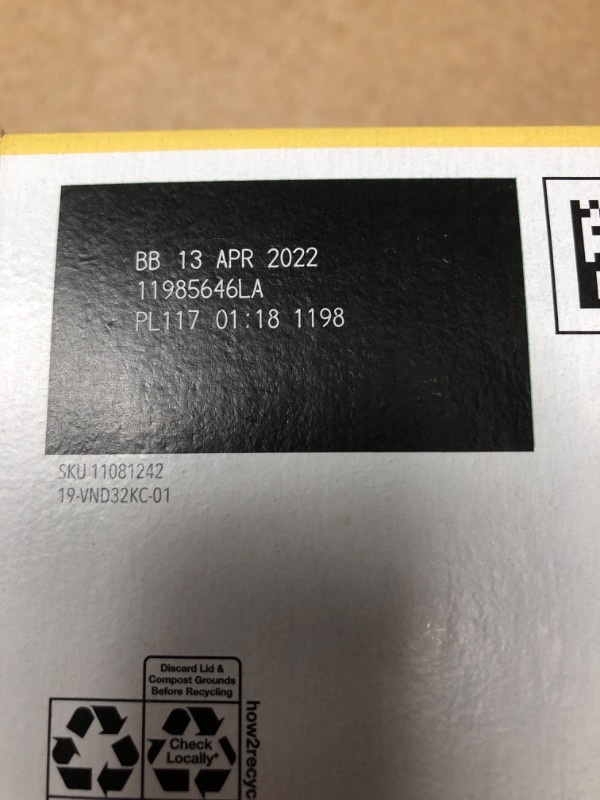 Photo 3 of **EXPIRES: 04/13/2022** **Sold As Is**  **No Refund** **No Returns**
 Starbucks K-Cup Coffee Pods—Starbucks Blonde Roast Coffee—Veranda Blend—100% Arabica—1 box (32 pods)
