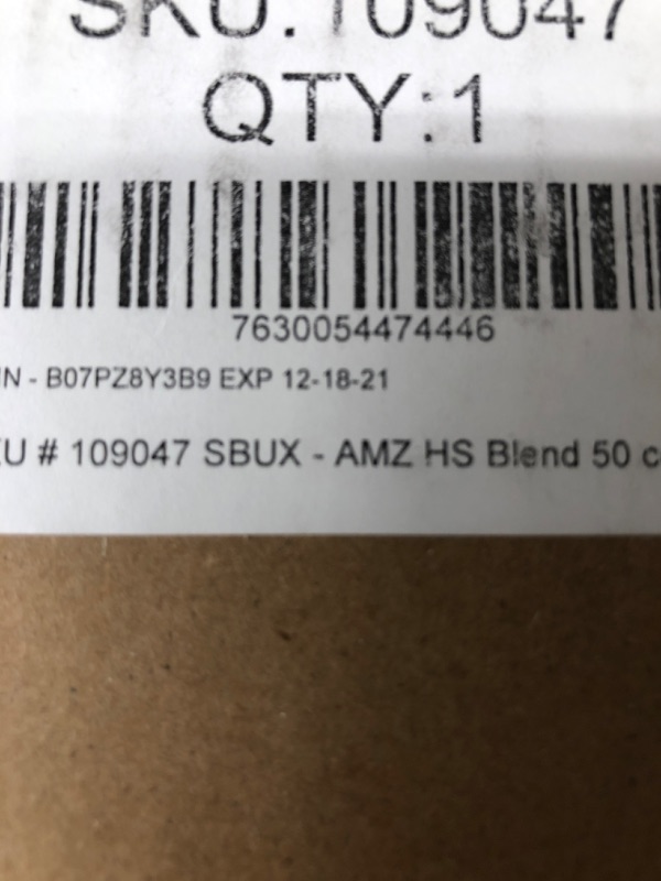 Photo 3 of **Sold As Is**  **No Refund** **No Returns** ** expire date: 12/18/2021** Starbucks by Nespresso, House Blend (50-count single serve capsules, compatible with Nespresso Original Line System)
